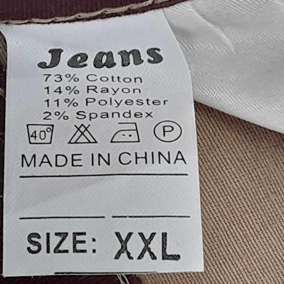 Jeans Colorblock Patchwork Frayed Mini Skirt  Women's Size XXL NWOT - Picture 5 of 6